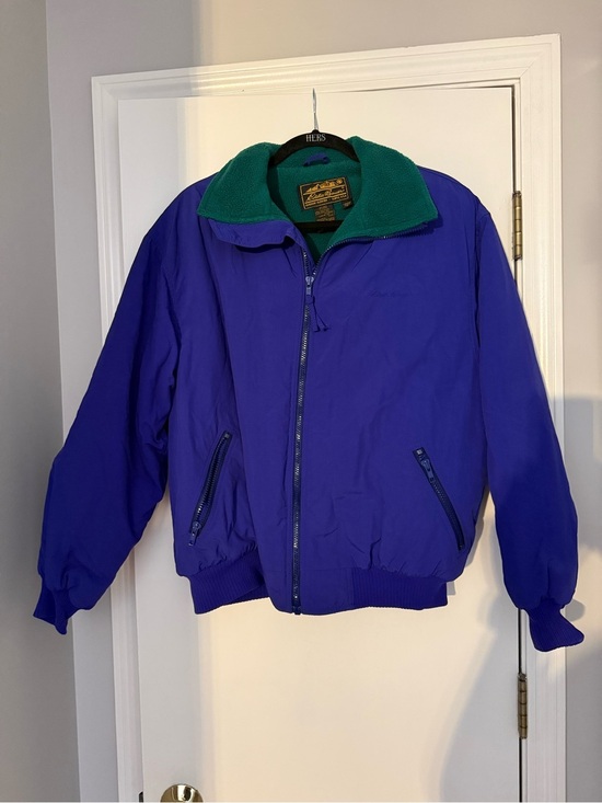 Eddie Bauer Jackets & Blazers - Eddie Bauer Purple Jacket with Green Fleece Interior